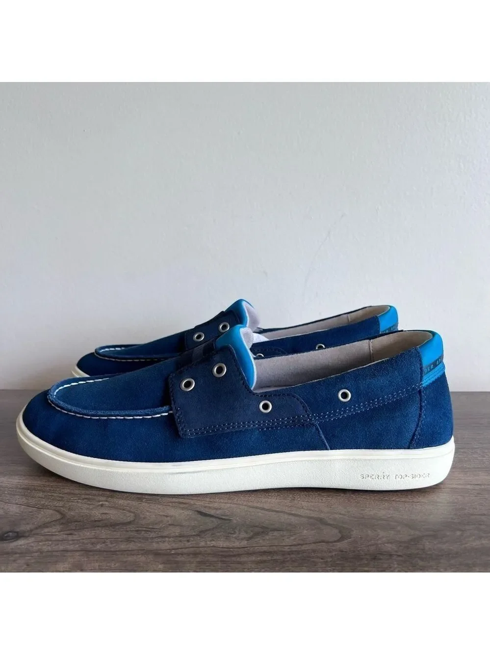 Sperry NEW Men's Outer Banks 2 Navy Suede Slip On Shoe Size 10.5 #B1511